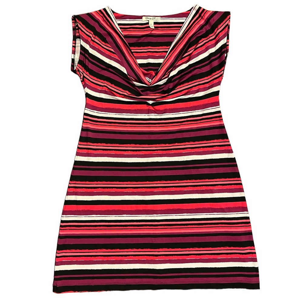 Y2K Multi Color Striped Dress